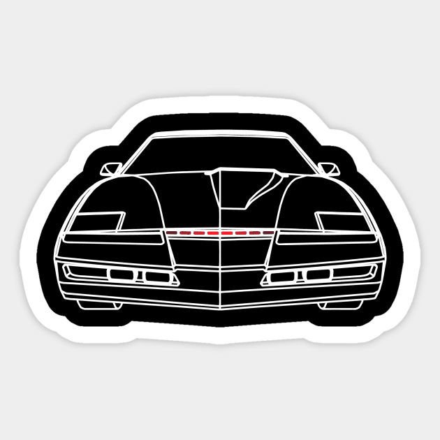 KITT Sticker by 3Zetas Digital Creations